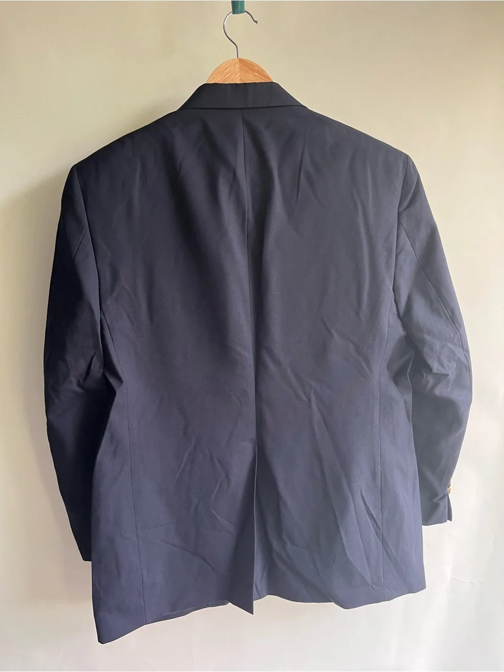 Botany Five Hundred 500 Navy Blue Blazer Sport Coat Suit Jacket Sz 39R Men’s EUC